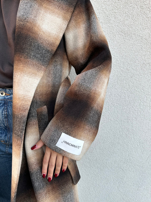 Cappotto a quadri - HINNOMINATE