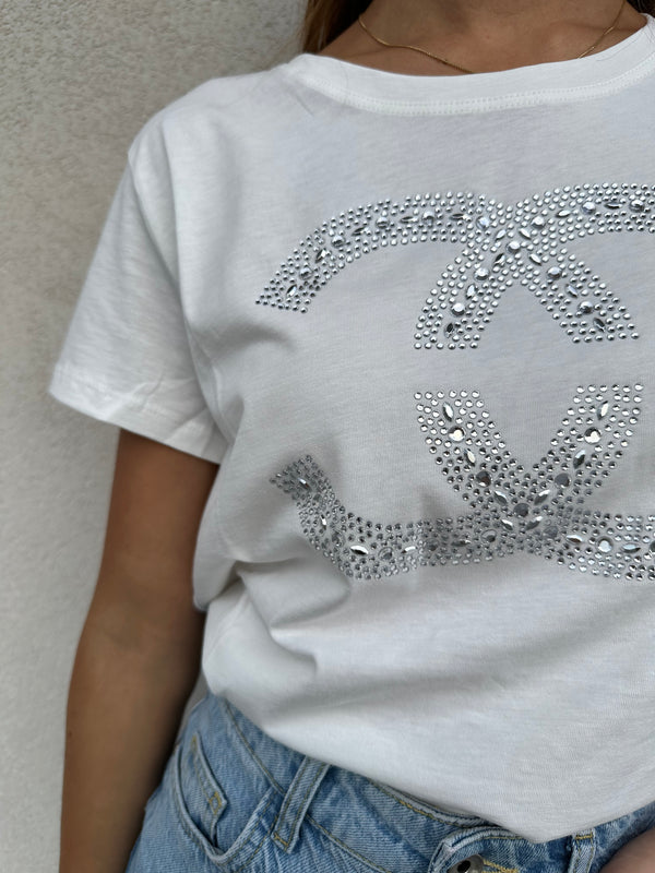 T-shirt strass - VICOLO