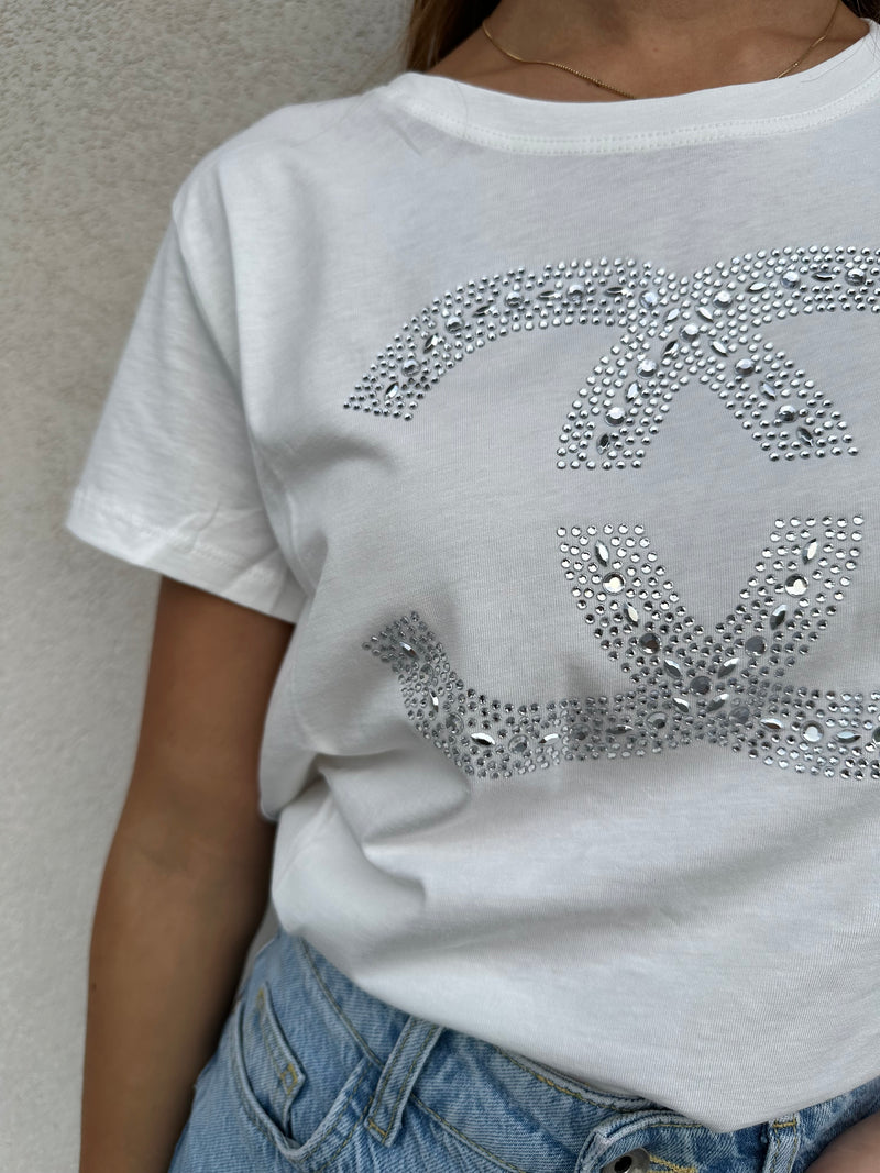 T-shirt strass - VICOLO