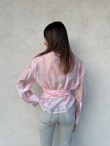 Camicia intrecciata ROSA - VICOLO