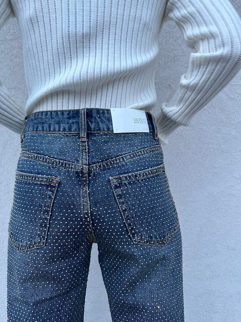 Jeans DALIA strass - VICOLO