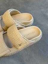Ciabatte intrecciate BEIGE - PATRIZIA PEPE