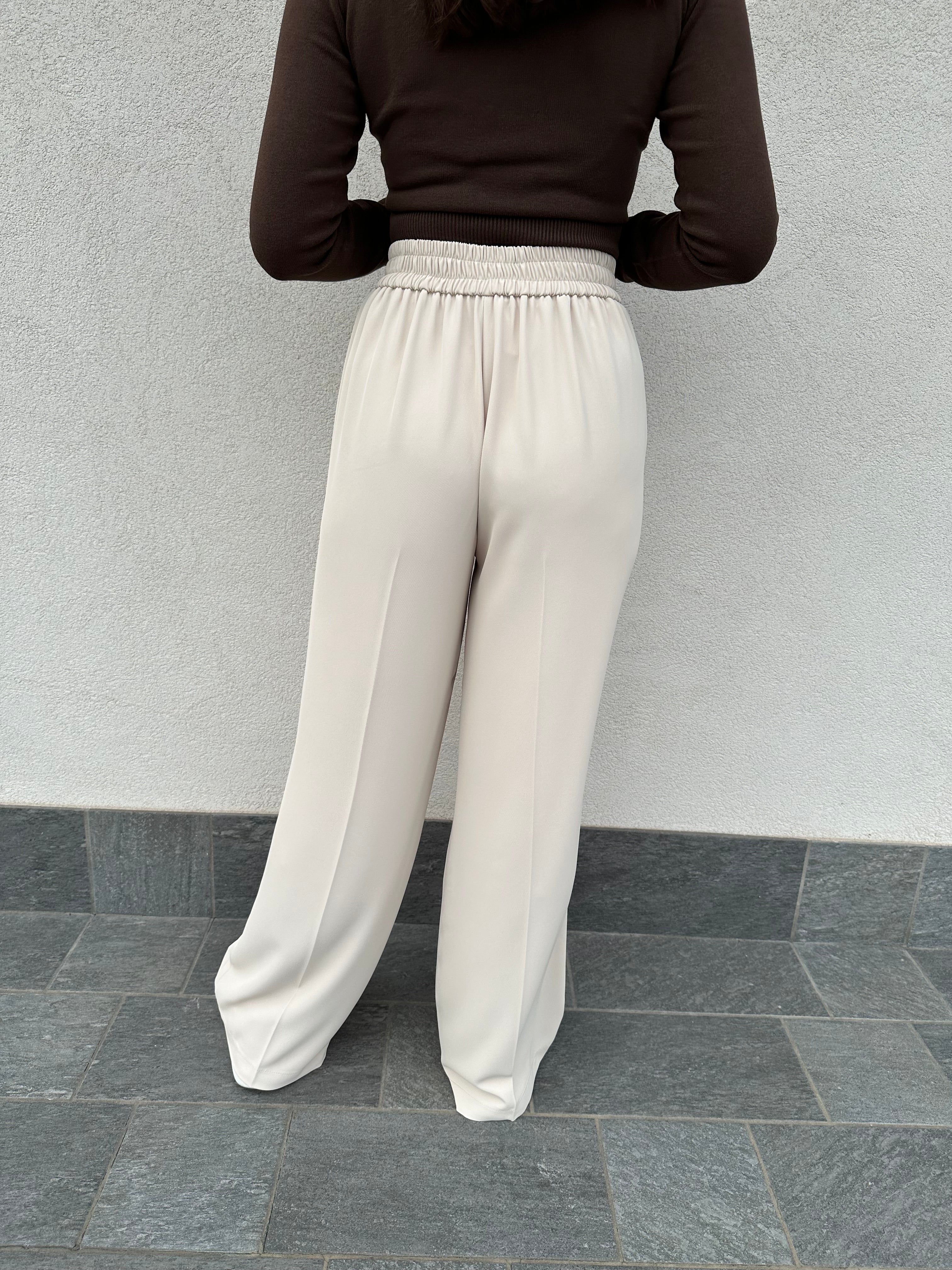 Pantalone fluido SABBIA - VICOLO