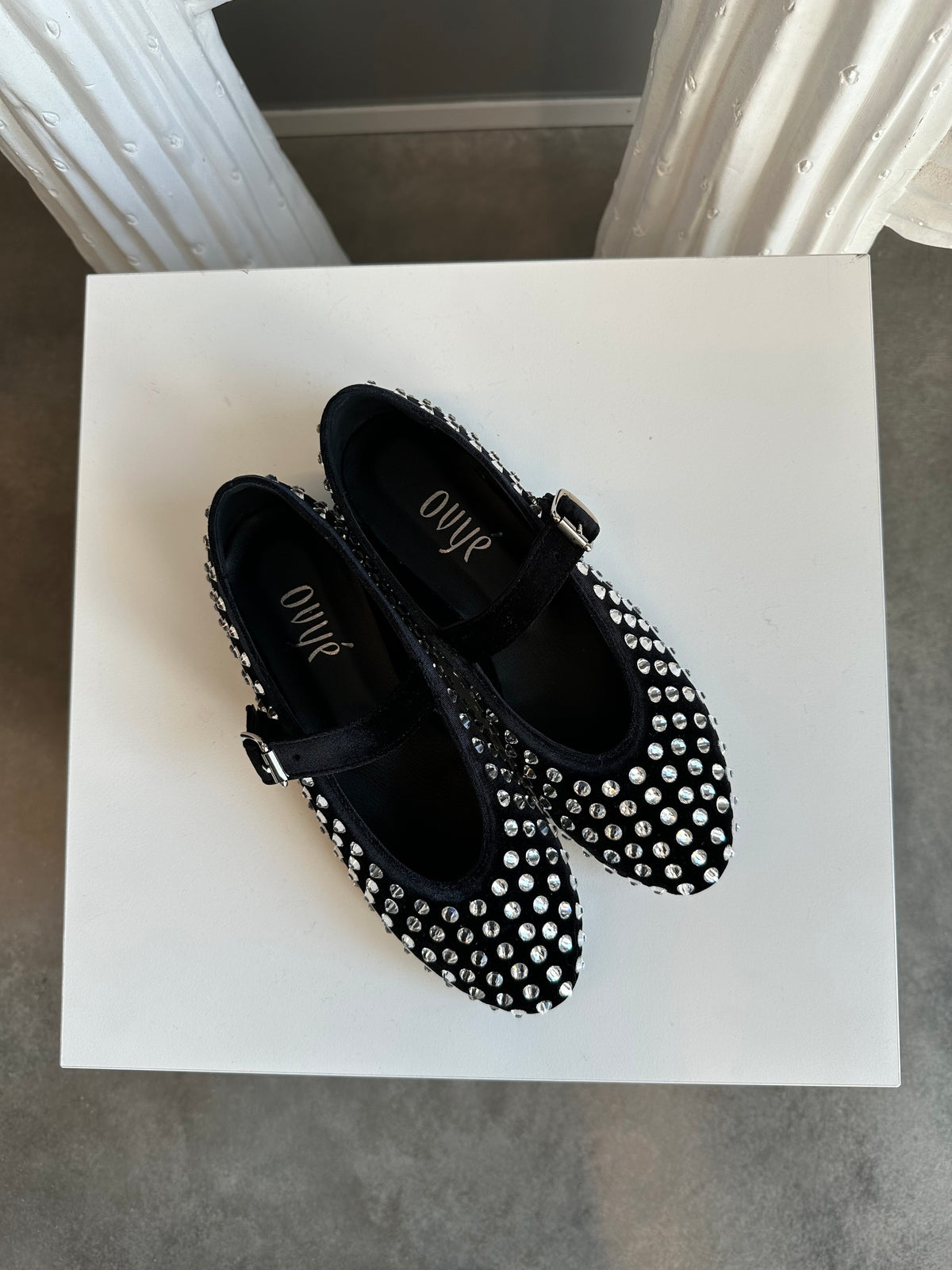 Ballerine strass NERA - OVYÈ