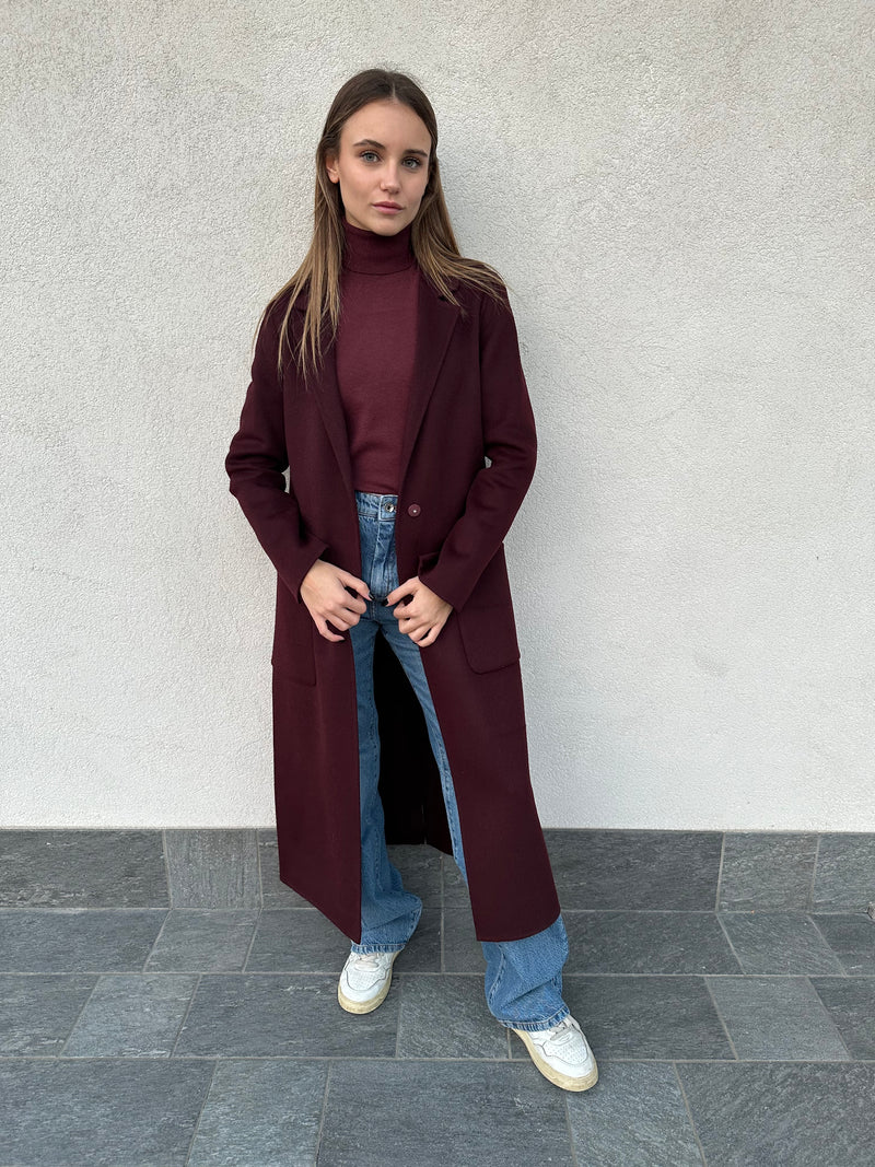 Cappotto lungo BORDEAUX - VICOLO