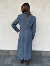 Cappotto spigato lurex - SILENCE LIMITED