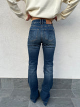 Jeans flare con riga - PATRIZIA PEPE