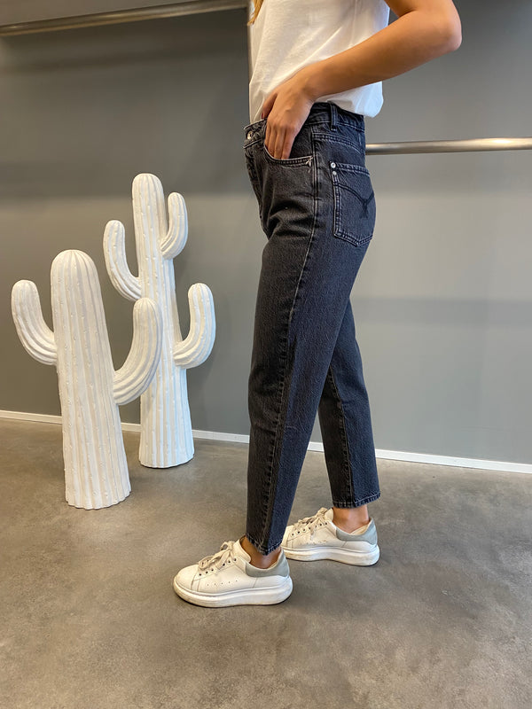 Jeans momfit nero - PATRIZIA PEPE