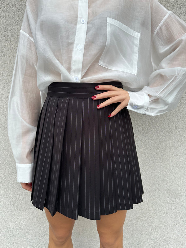 Gonna pieghe GESSATA - HINNOMINATE