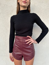 Lupetto costine NERO - KONTATTO