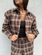 Camicia crop check - VICOLO