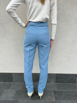 Pantalone sigaretta AZZURRO - SILENCE LIMITED