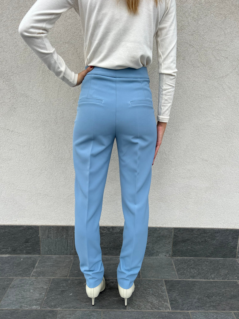 Pantalone sigaretta AZZURRO - SILENCE LIMITED