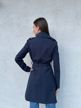 Trench BLU NAVY - PATRIZIA PEPE