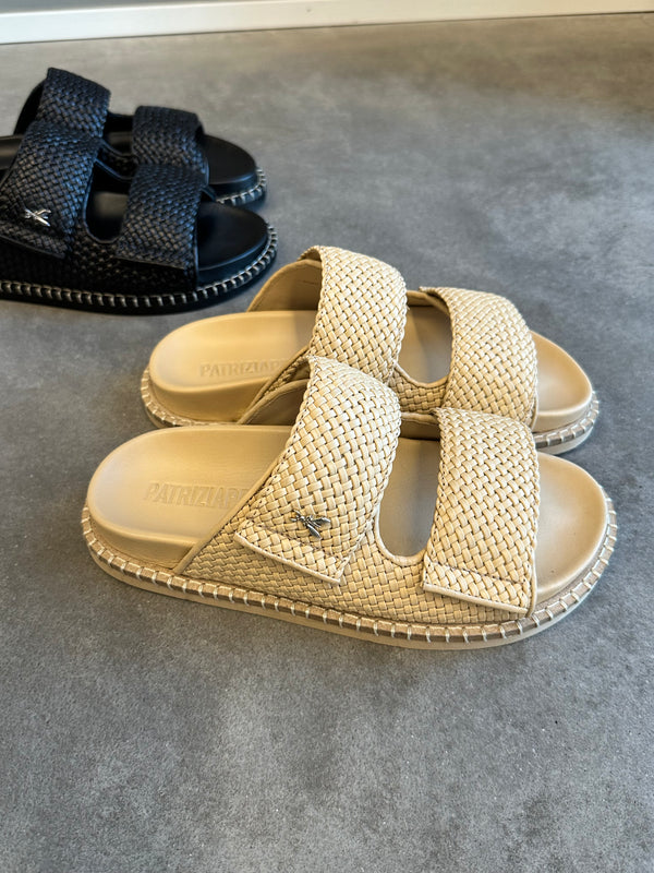 Ciabatte intrecciate BEIGE - PATRIZIA PEPE