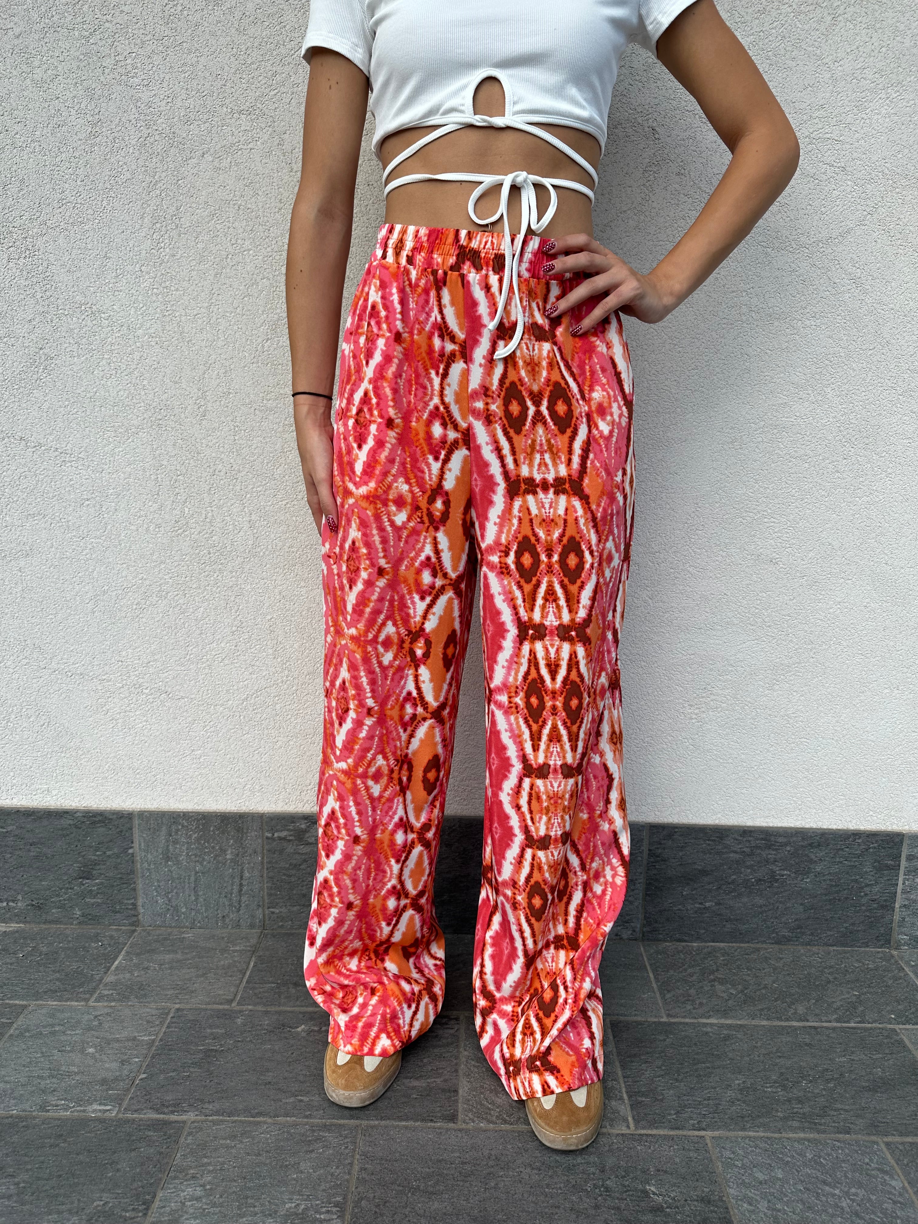 Pantalone fantasia coral - ANNAROCK
