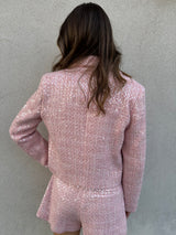 Giacchino paillettes ROSA - VICOLO