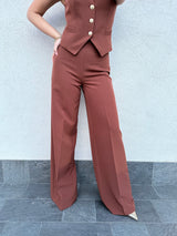 Pantalone palazzo TABACCO - SILENCE LIMITED