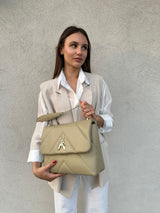 Borsa FLY quilted maxi OLIVA - PATRIZIA PEPE