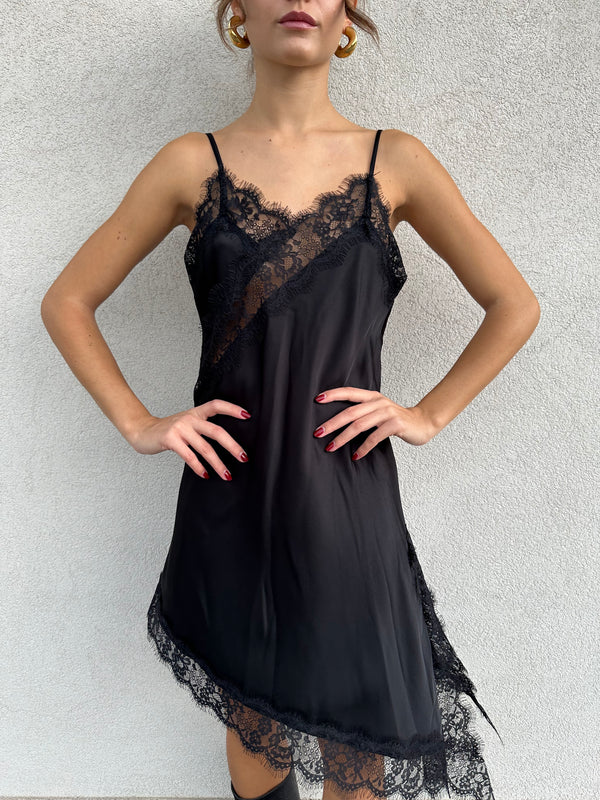 Abito lingerie NERO - VICOLO