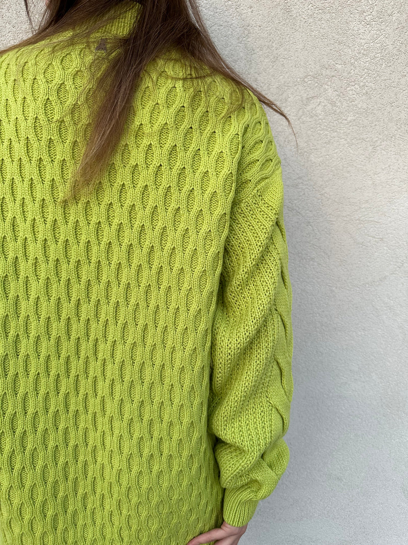 Maxi abito trecce LIME - PATRIZIA PEPE