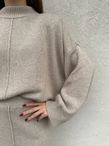 Maglione con spalline BEIGE - VICOLO