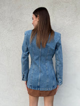 Giacca denim sciancrata - PATRIZIA PEPE