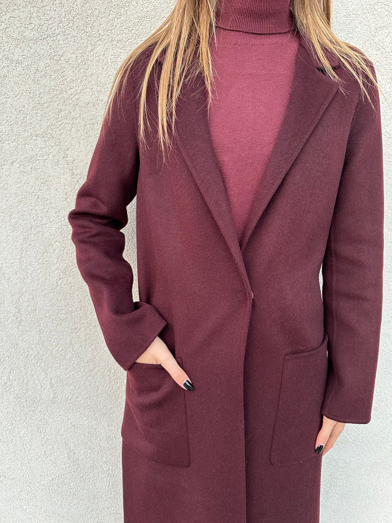 Cappotto lungo BORDEAUX - VICOLO